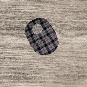 Plaid black and red stripe Cassette Tapes