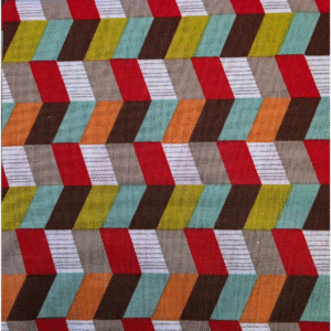 geometric cube pattern ostomy bag cover